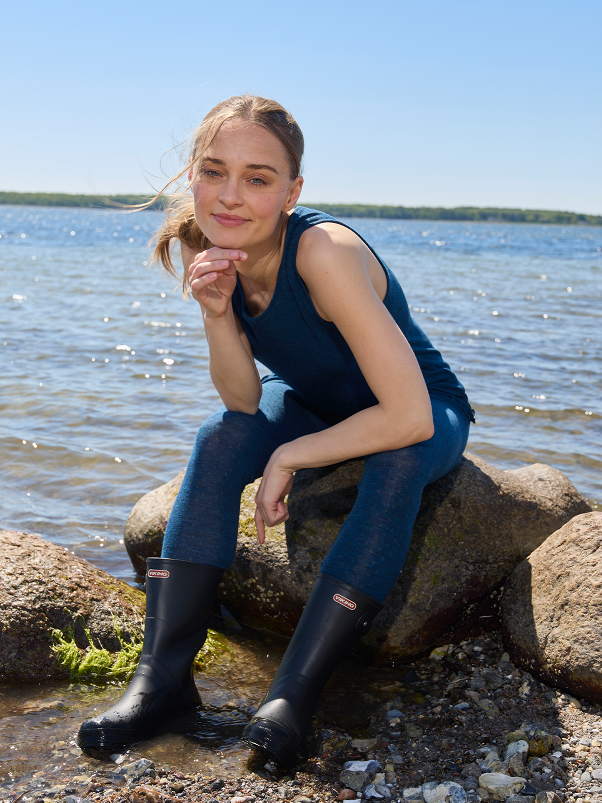 Leggings eyelet merino